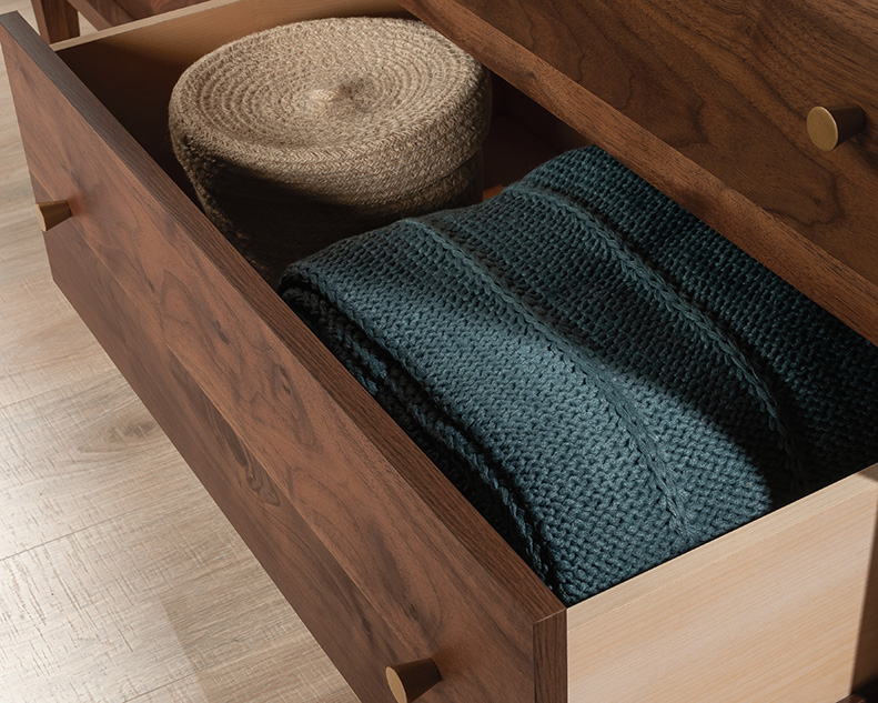 Willow Place 6-Drawer Dresser Grand Walnut (433807) – Sauder