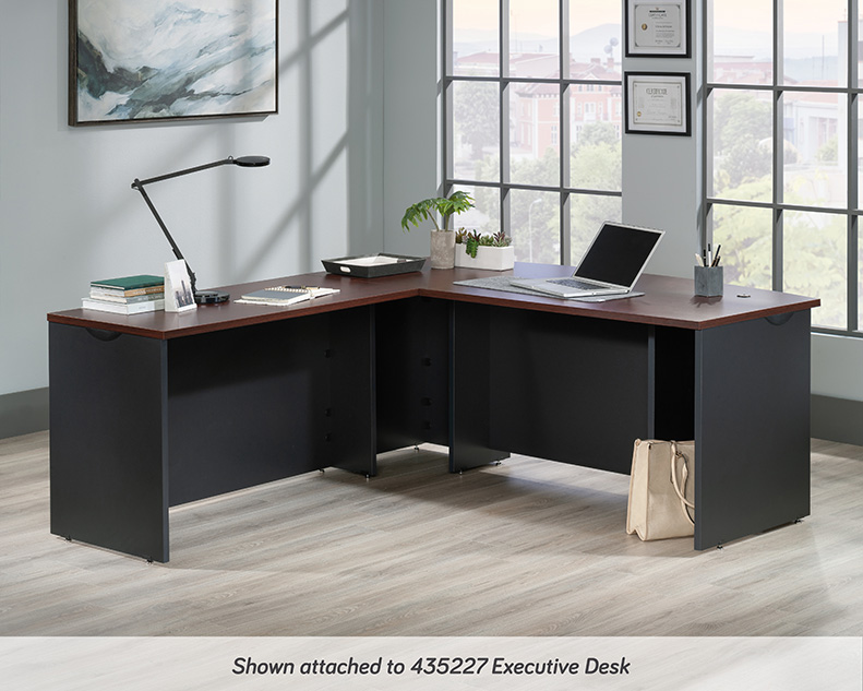 Via Executive Desk Return Classic Cherry (435188) – Sauder