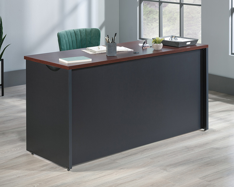 Via Credenza Desk Classic Cherry (435228) – Sauder