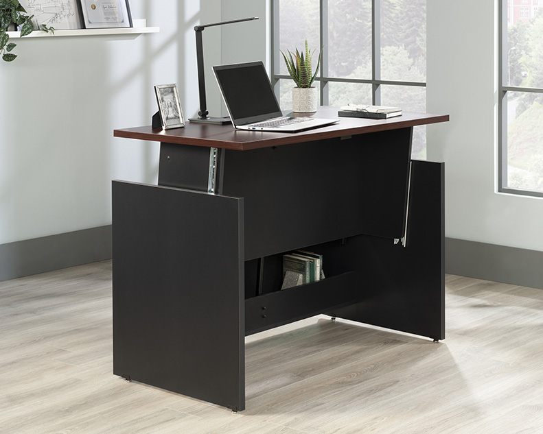 Via Sit/Stand Desk with Pneumatic Mechanism Classic Cherry (437437