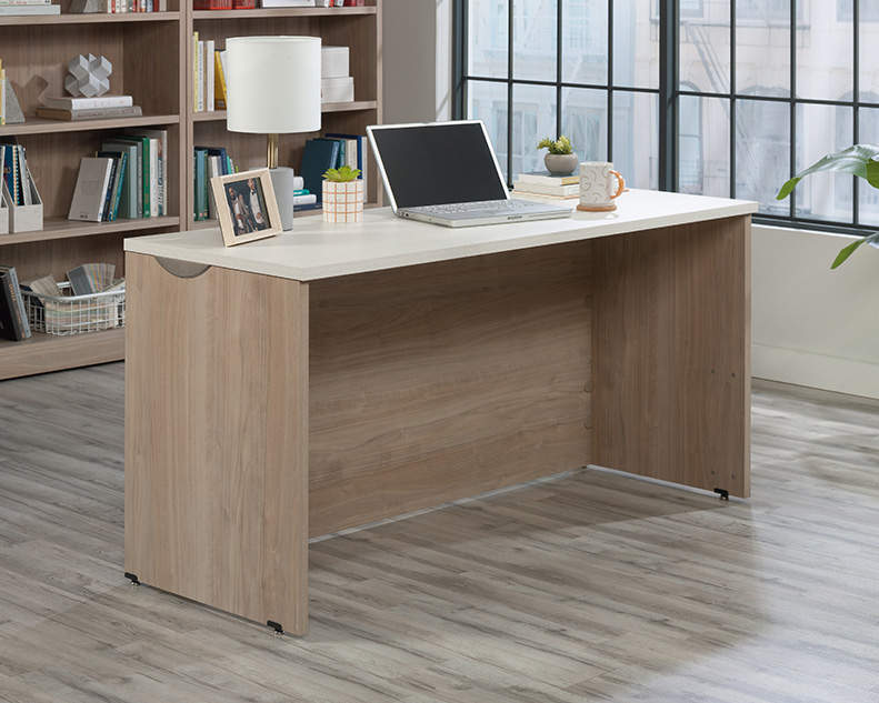 Via Credenza Desk Classic Cherry (435228) – Sauder