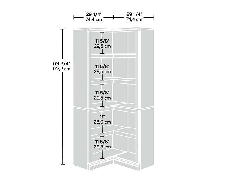 bookshelf12345 Amazon.com: Furinno PASIR Book Shelf, 5-Tier Corner Bookshelf